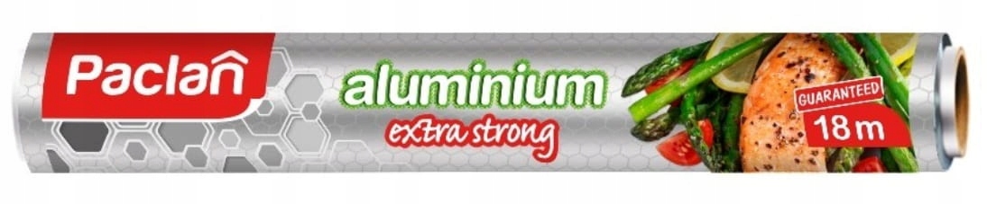 PACLAN Folia aluminiowa moletowana, 18 m