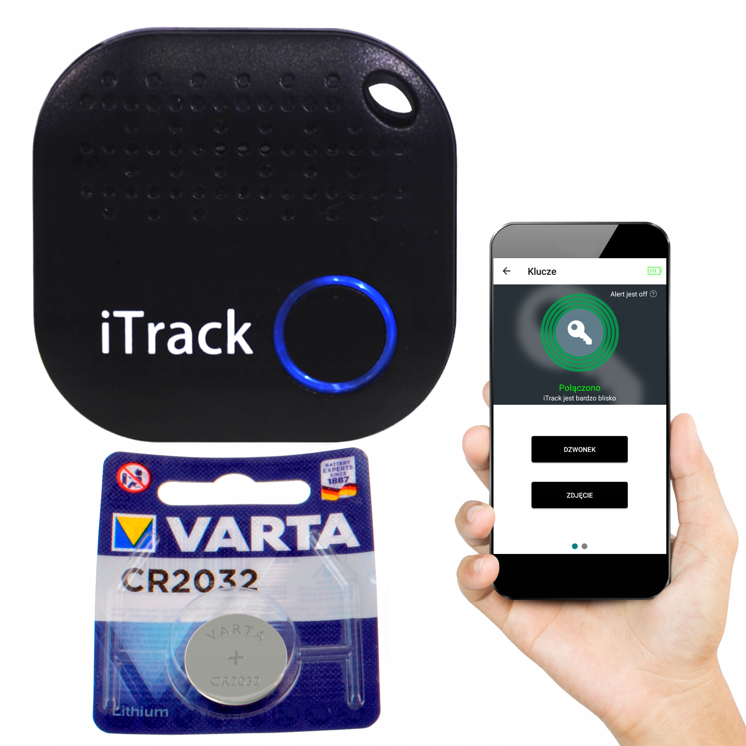 

Lokalizator Bluetooth 5.0 Brelok Kluczy Portfela