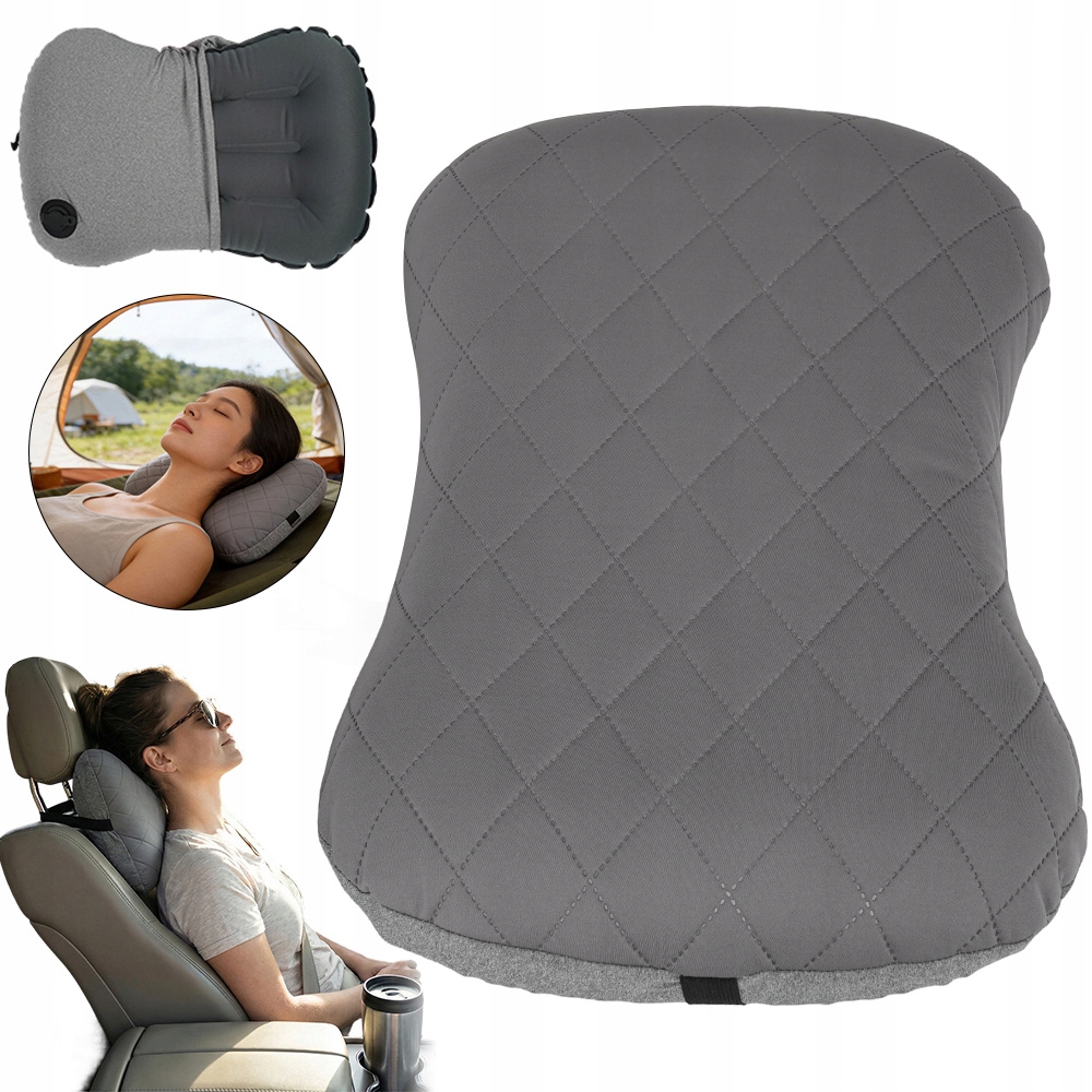Nadmuchiwana Poduszka Kempingowa/podróżna, Ergonomiczna Poduszka Pod Głowę