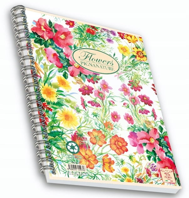 

Kłobrulion A4 Pigna Nature Flowers Kratka 0218257N