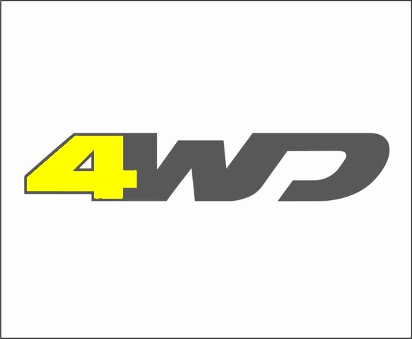 Naklejka 4wd dacia duster