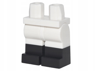 

Lego Nogi Nóżki Białe Spodnie Buty 970c00pb0411