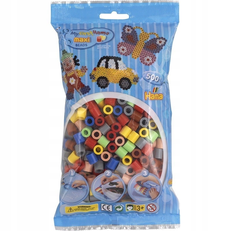 

Hama Maxi 8473 Zestaw Uz. 500 Szt. MIX Kolorów 69