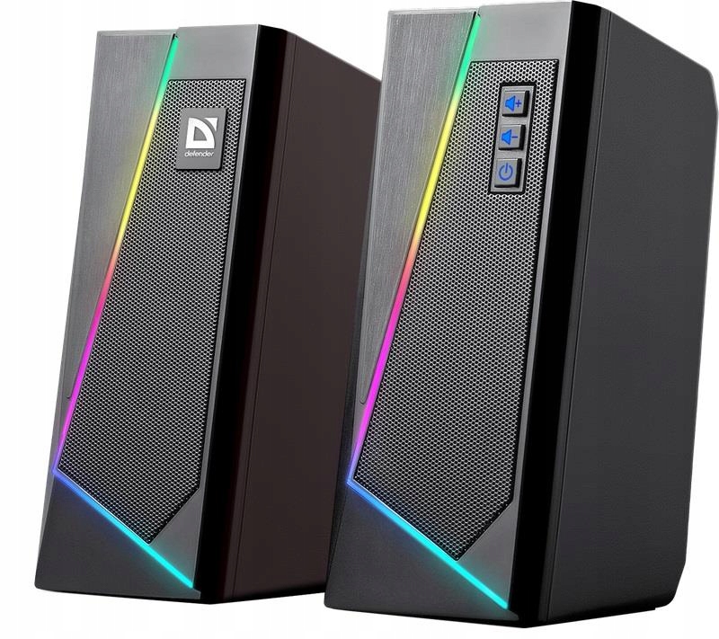 Defender Głośniki Komputerowe Do Pc 2.0 10W Bluetooth Usb Podświetlenie Rgb