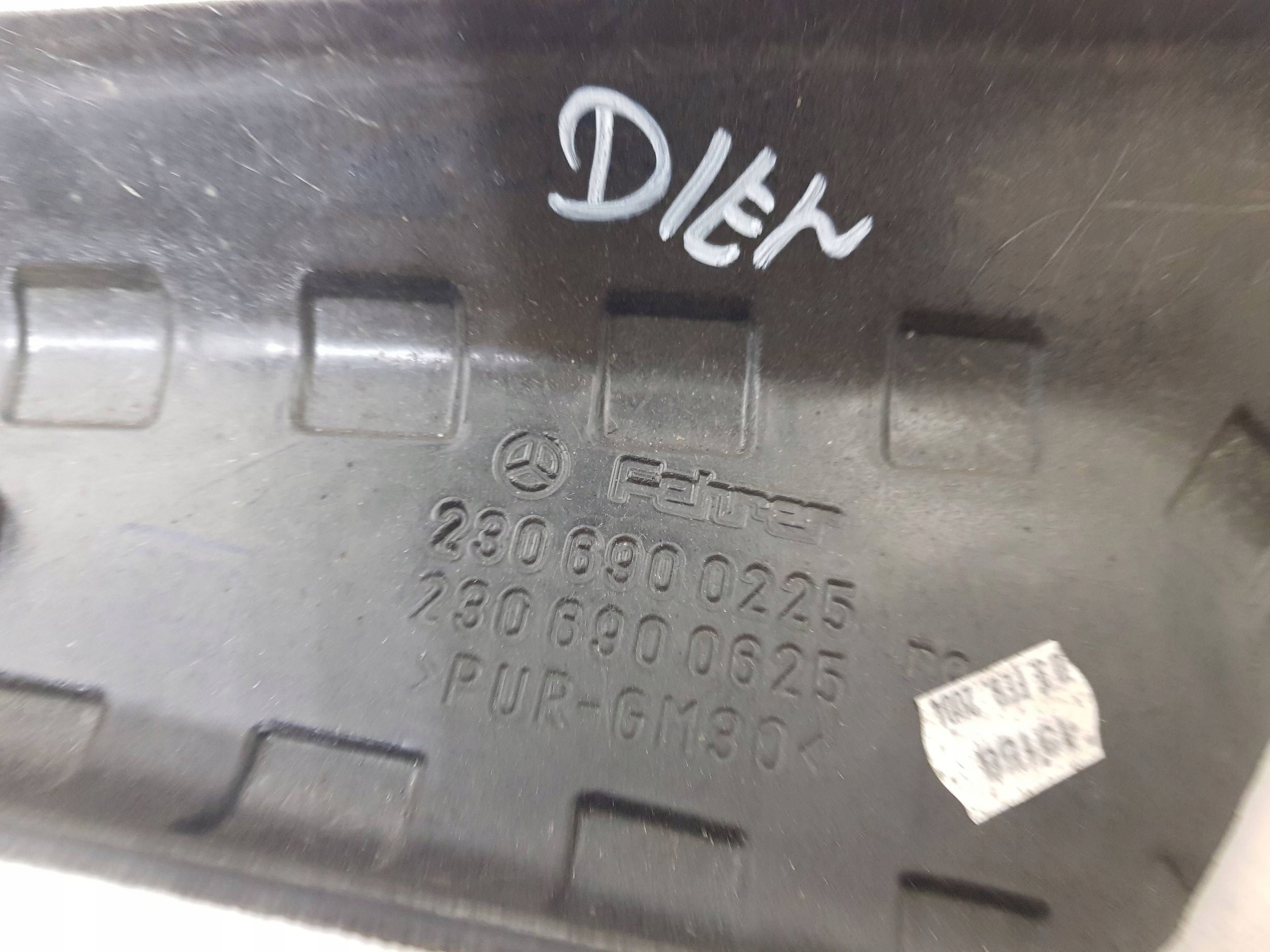right cover SLUPKA side MERCEDES SL R230