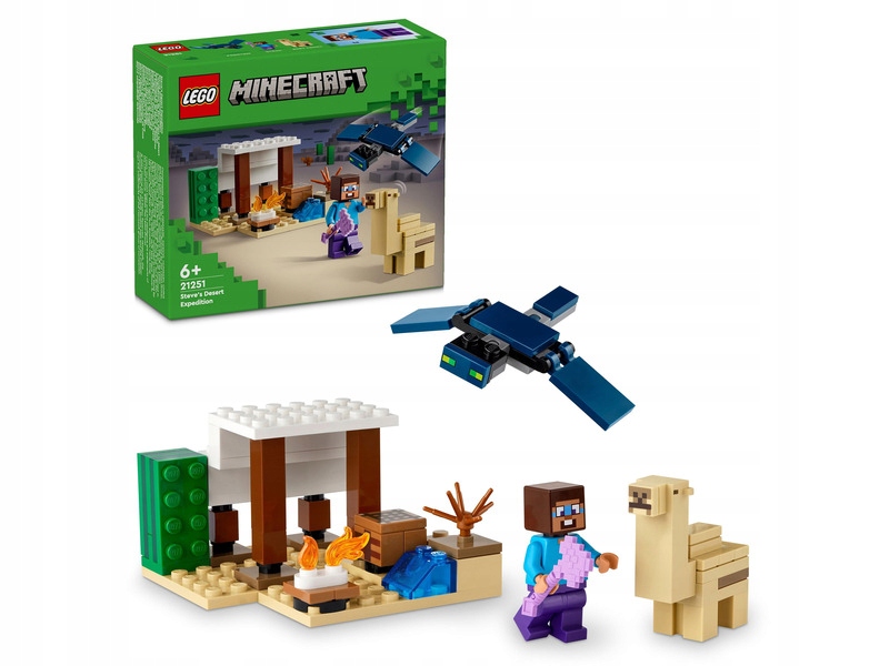 LEGO 21251 Minecraft Pustynna wyprawa Steve'a