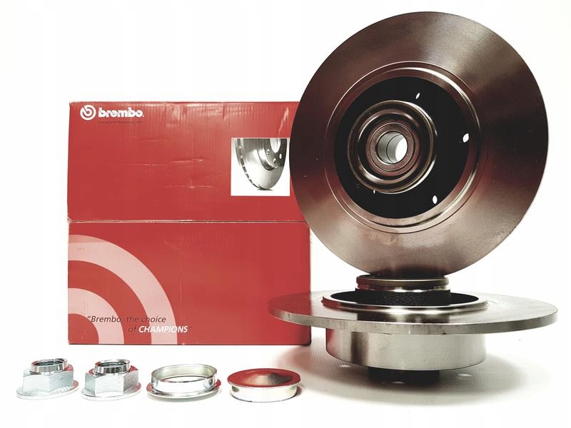 BREMBO TARCZE HAMULCOWE TYŁ 08.B391.27 Strona zabudowy tył