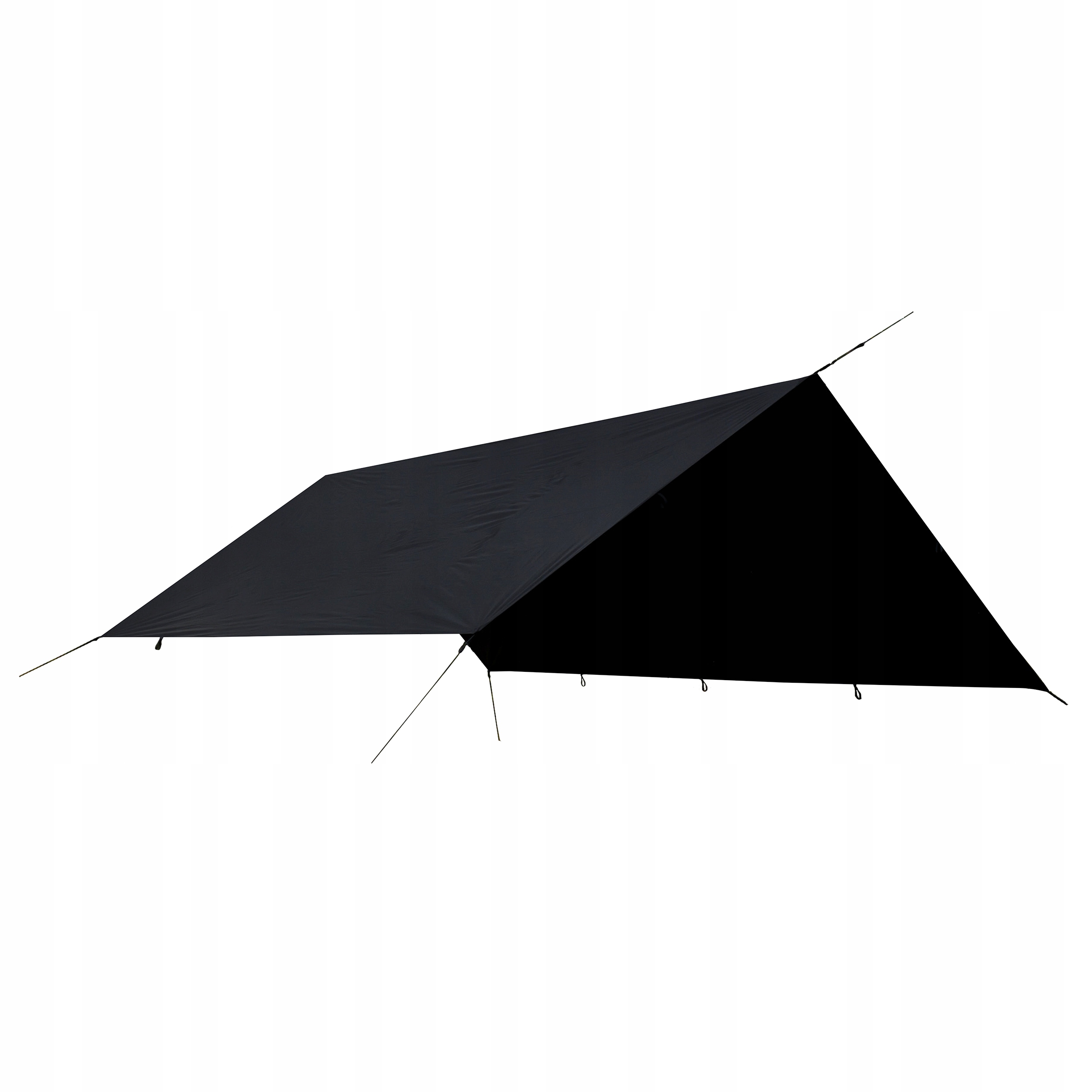 Tarp TigerWood T2 3 m x 3 m czarny