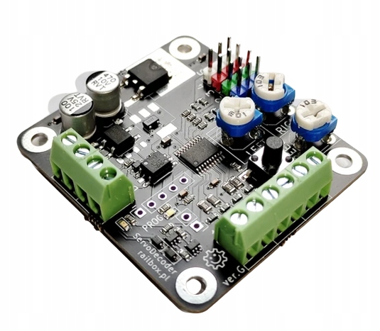 Ovladač 4 servo analogově digitální DCC