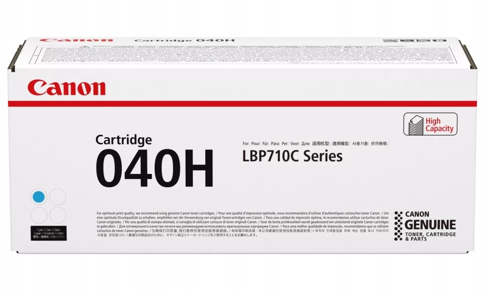 Canon originální toner CRG-040H (azurový, 10000str.) pro Canon imageCLASS L