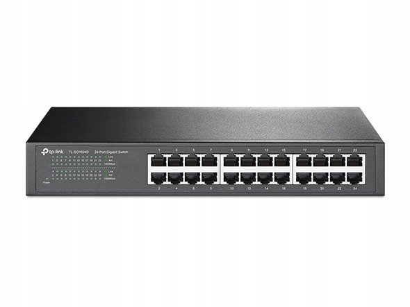 24-Port Gigabit Switch Port: 24× Gigabit RJ45 Ports Spec: 1U 13-inch Rack…