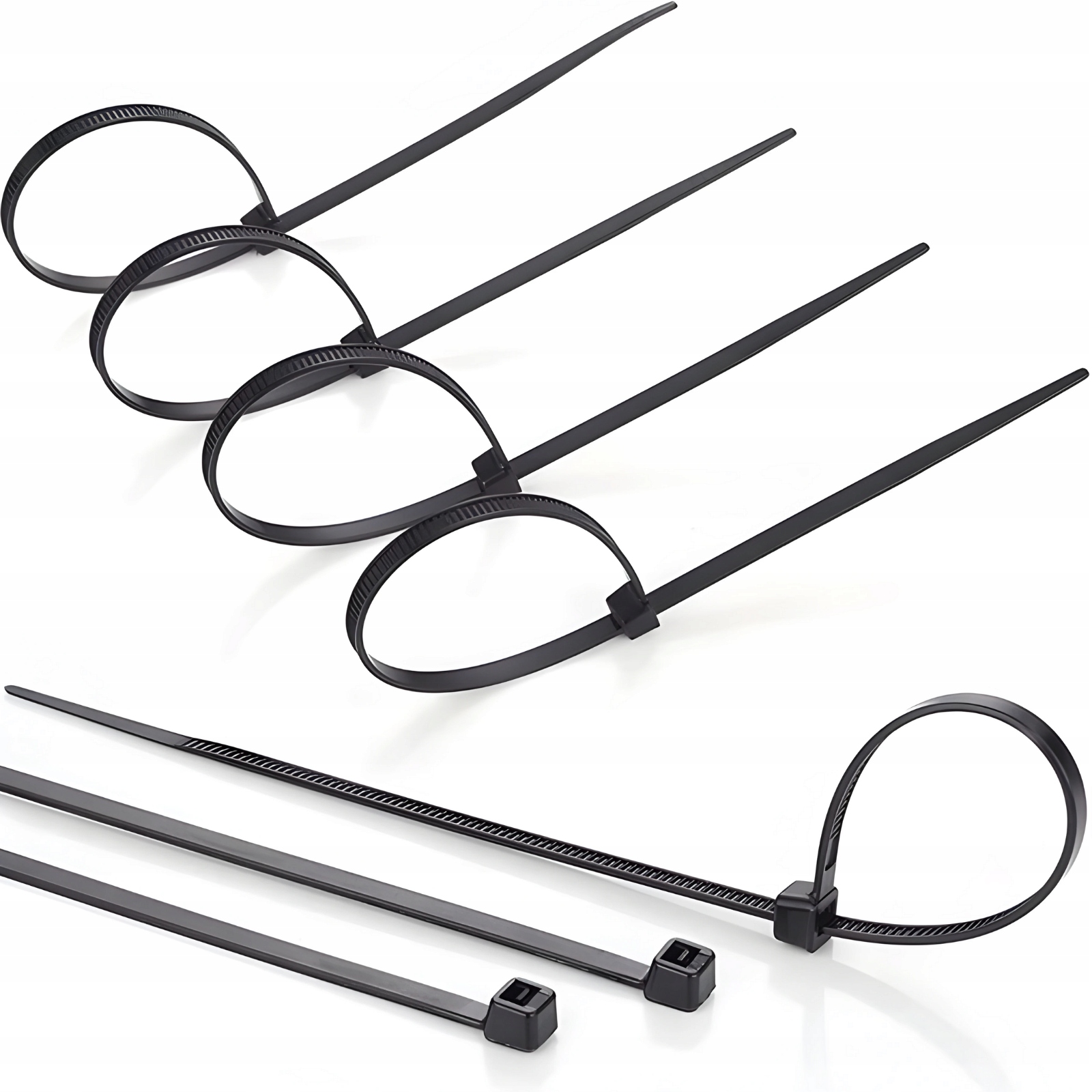 OPASKI ZACISKOWE TRYTYTKI TRYTKI CZARNE MOCNE KABLOWE 3,6 x 200mm 100szt. Marka MFC