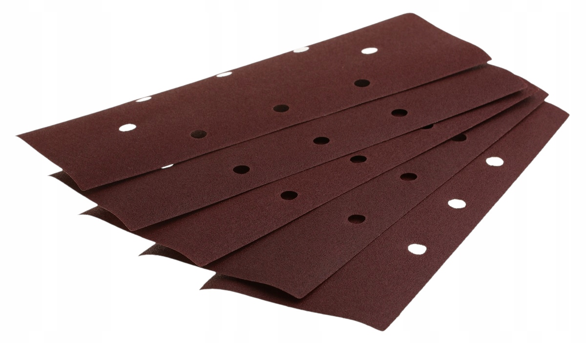 PAPIER ŚCIERNY PAPIERY Z OTWORAMI 93x230mm P150