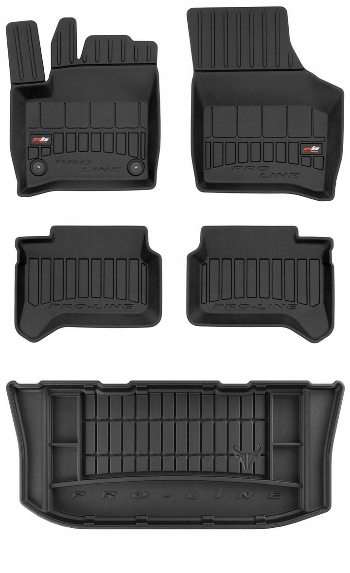 Set 3D gumové rohože Škoda Citigo-e iV Hb 2019-2020