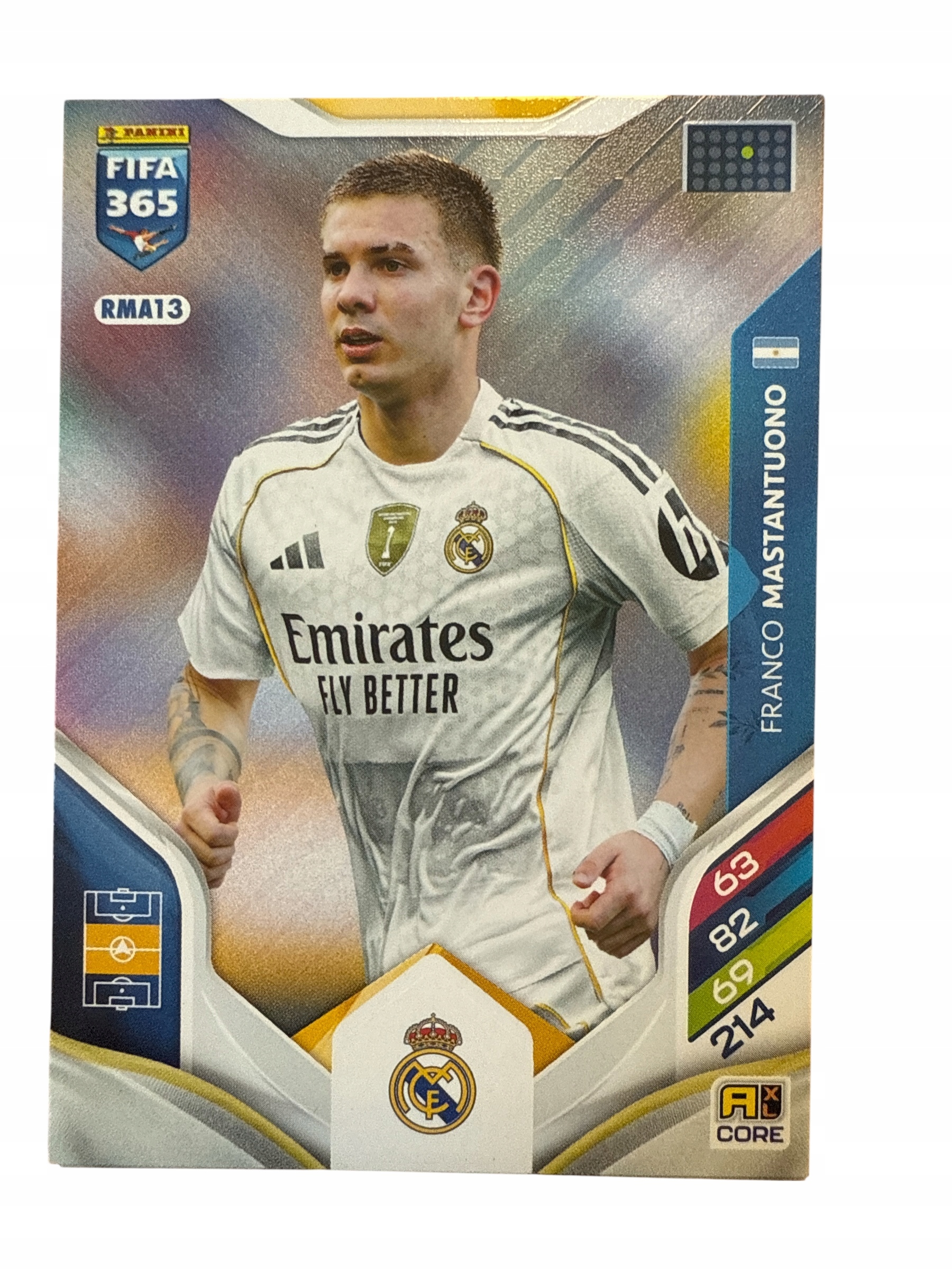 Fifa 365 2026 Adrenalyn XL Panini Real Madrid C.f RMA13 Mastantuono