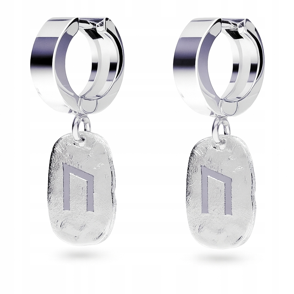 Runa Uruz Wiking Stříbrné náušnice pouta stříbro 925