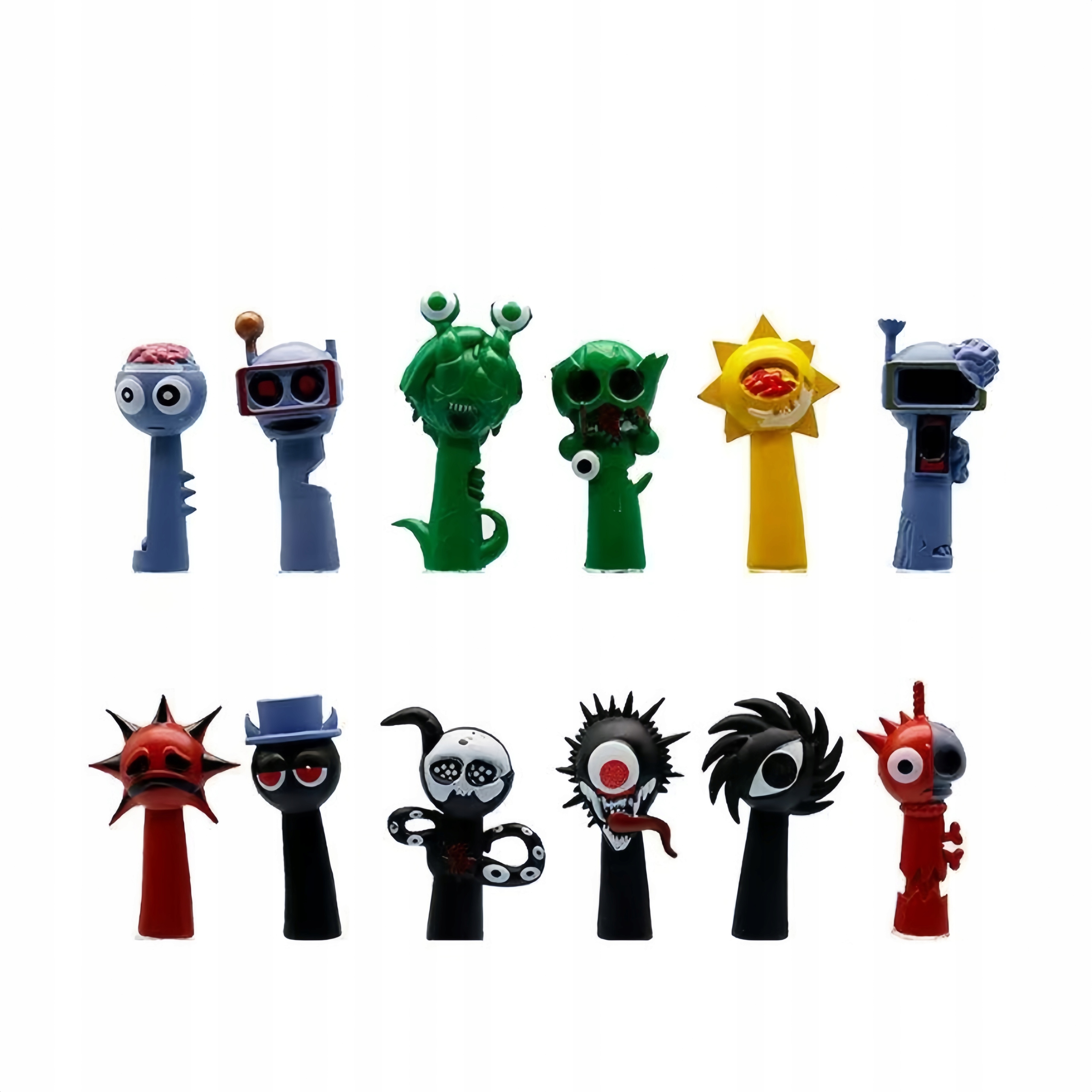 SPRUNKI INCREDIBOX JÁTÉKFIGURÁK FIGURA SZETT 12 DB-OS AJÁNDÉK JÁTÉK