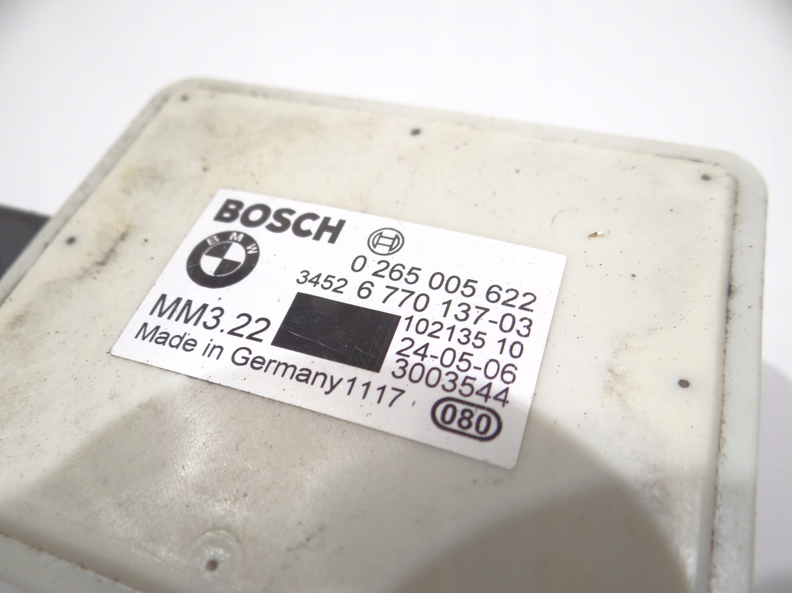 Sensor SZYBKOSCI Drehzahl BMW E60 E61 OE 6770137
