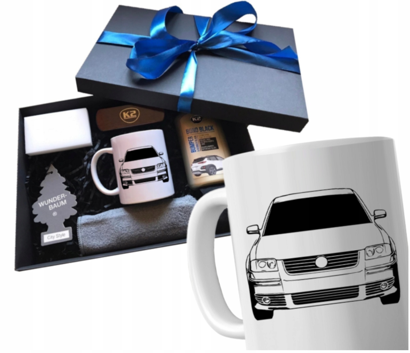 Dárek hrnek pro řidiče auta Volkswagen Passat dárková sada box