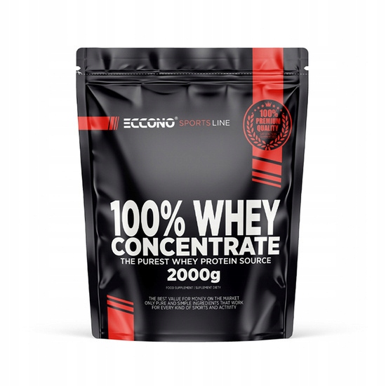 Wpc Protein 100% Whey Concentrate 2KG Jahoda S Banenem Eccono