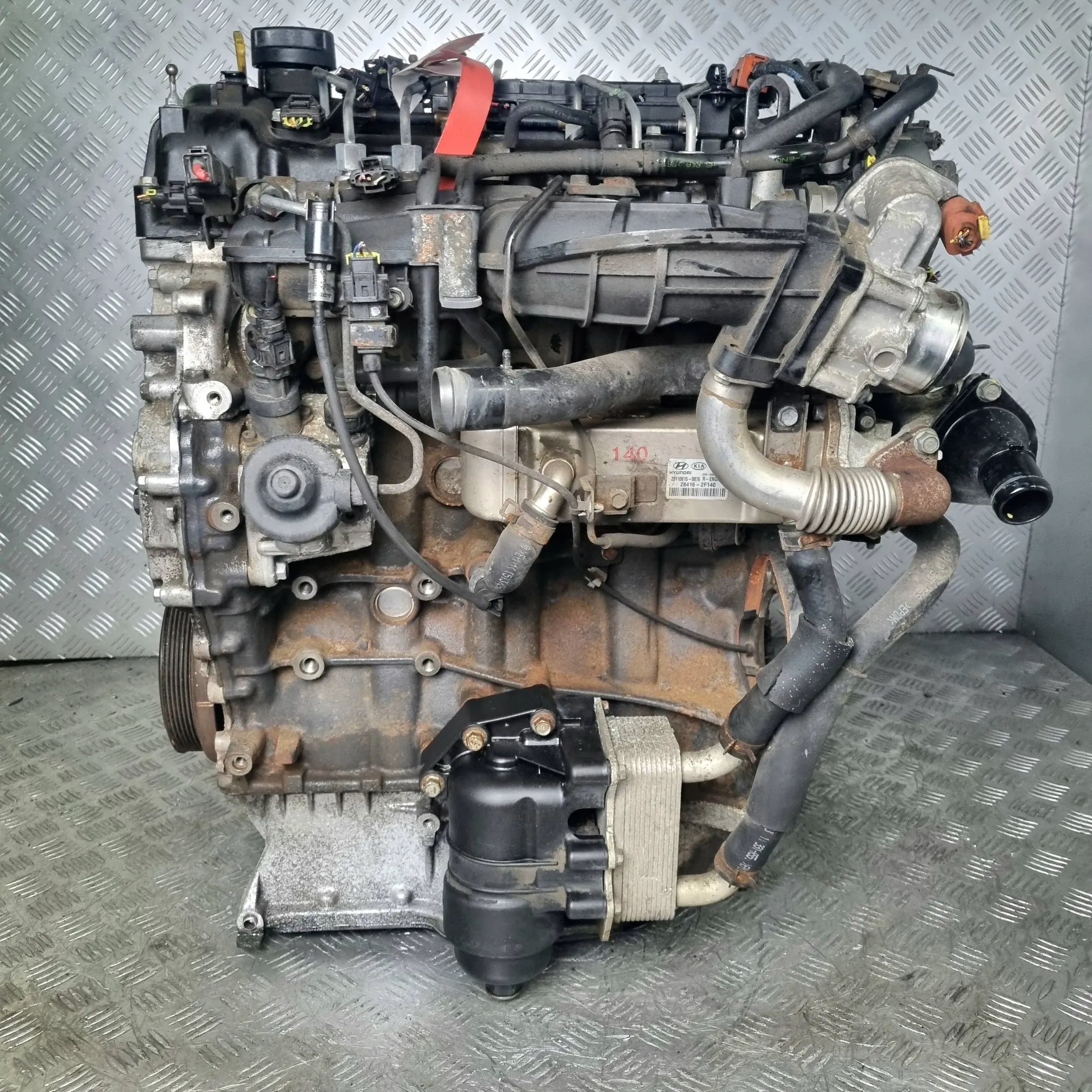complete engine KIA 2.2 CRDI D4HB MANUAL STAN BDB 85TYS MIL