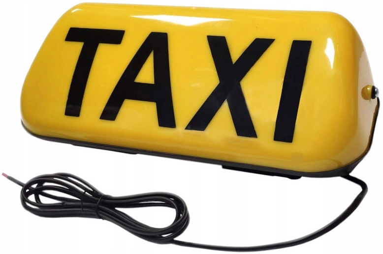 LED KOGUT LEDOWY ŻÓŁTA LAMPA MAGNES 35cm SZPAKÓWKA SYGNALIZATOR GAPA TAXI
