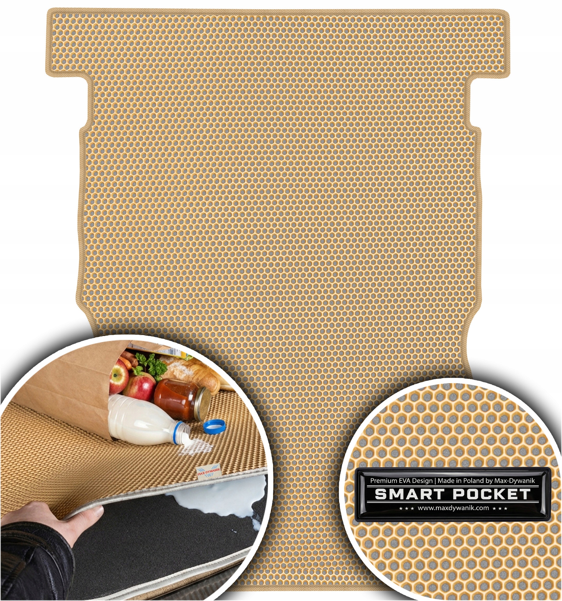 Toyota Land Cruiser 200 7os 08-15 Vložka do batožinového priestoru Eva Smart Pocket Béžová