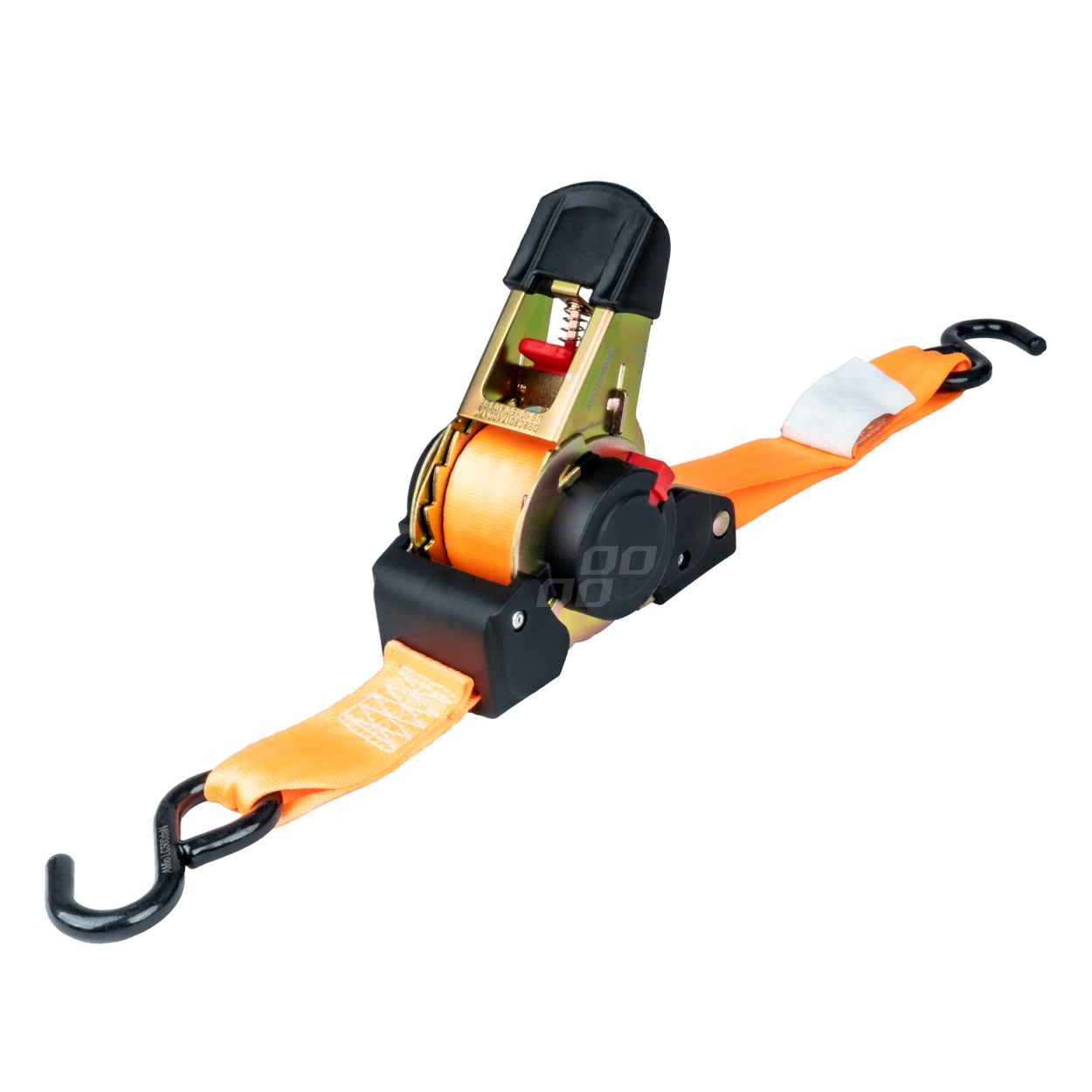 Pas transportowy z automatycznym zwijaczem 640kg 25mm 3,5m S-type