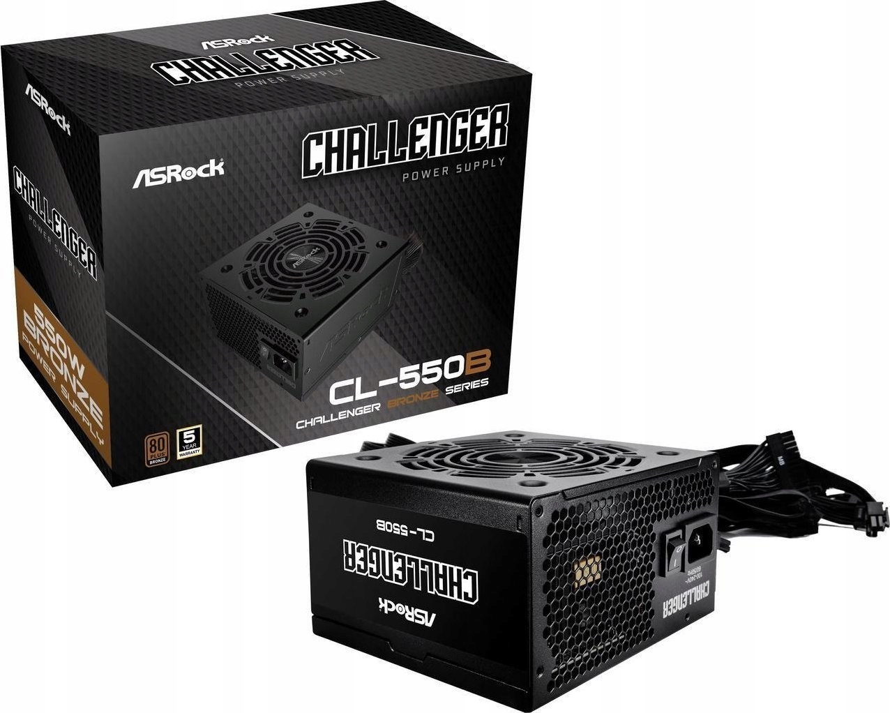 Napájecí zdroj ASRock Challenger 550W 80 Plus Bronze