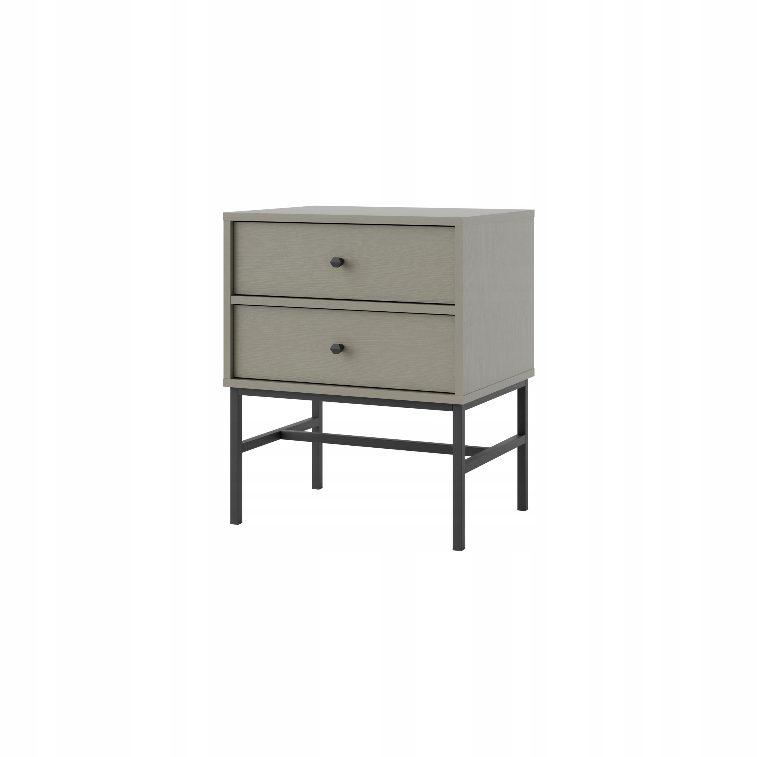 Noční stolek s zásuvkami do ložnice Sakai 3 2S T801 Eukalyptus