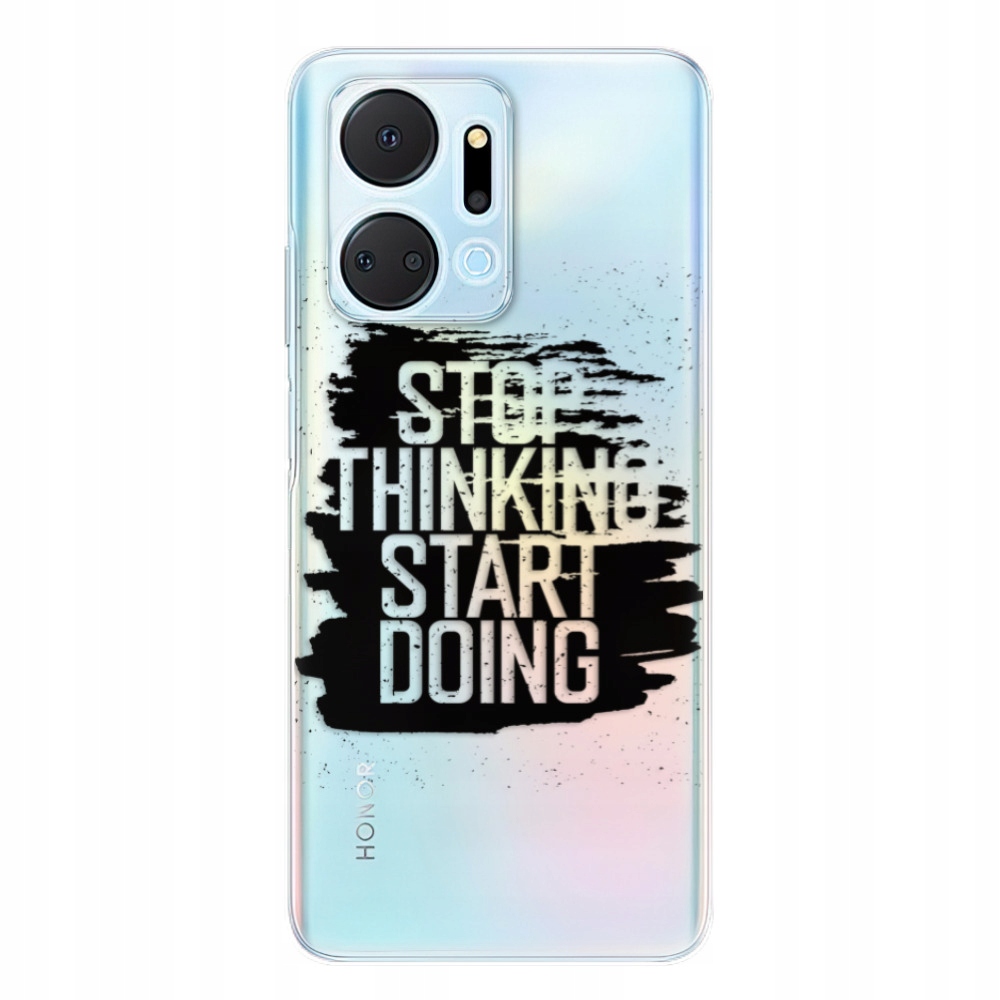 Silikonowe etui iSaprio Start Doing czarne do Honor X7a