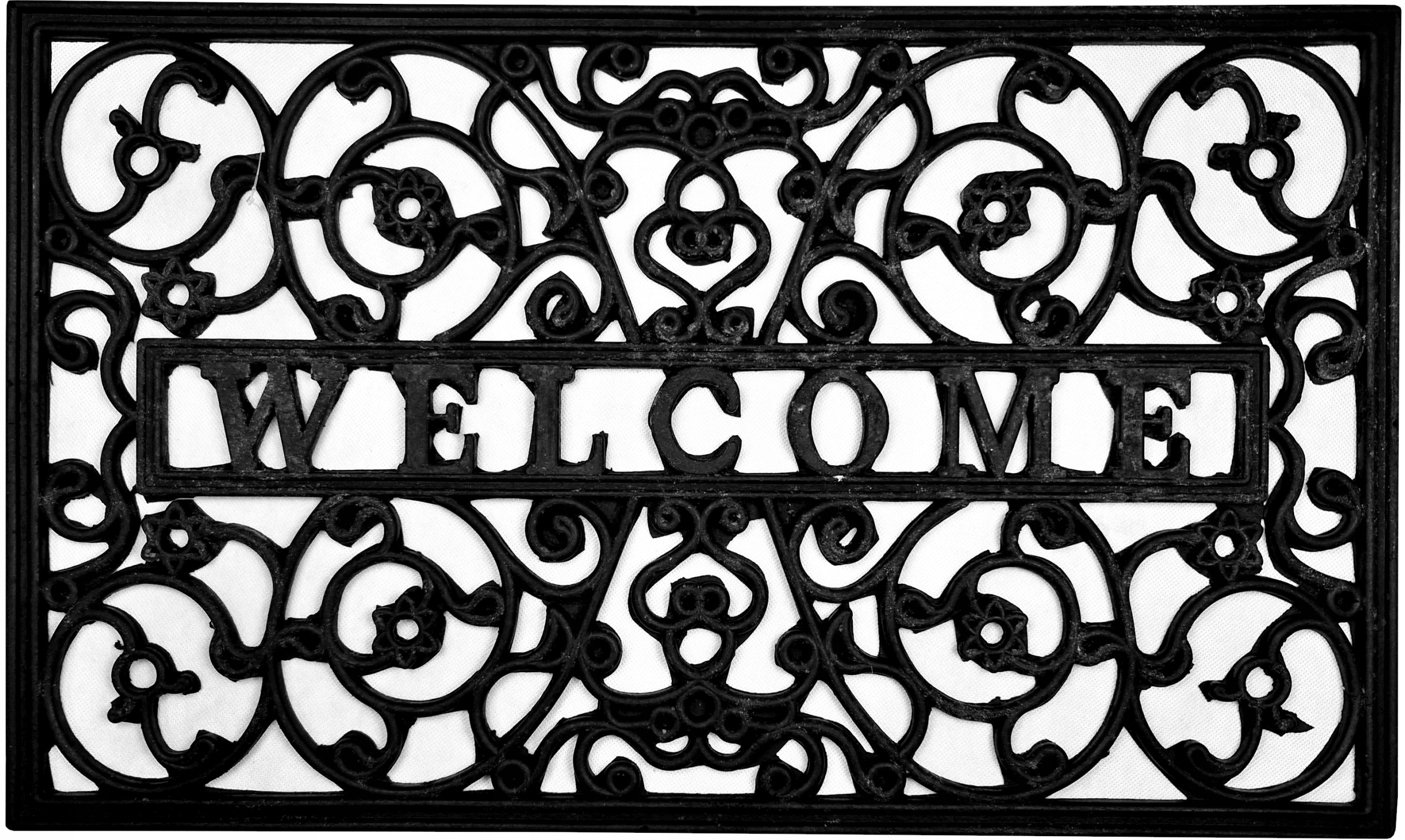 WYCIERACZKA MATA GUMOWA AŻUROWA NA ZEWNĄTRZ DRZWI