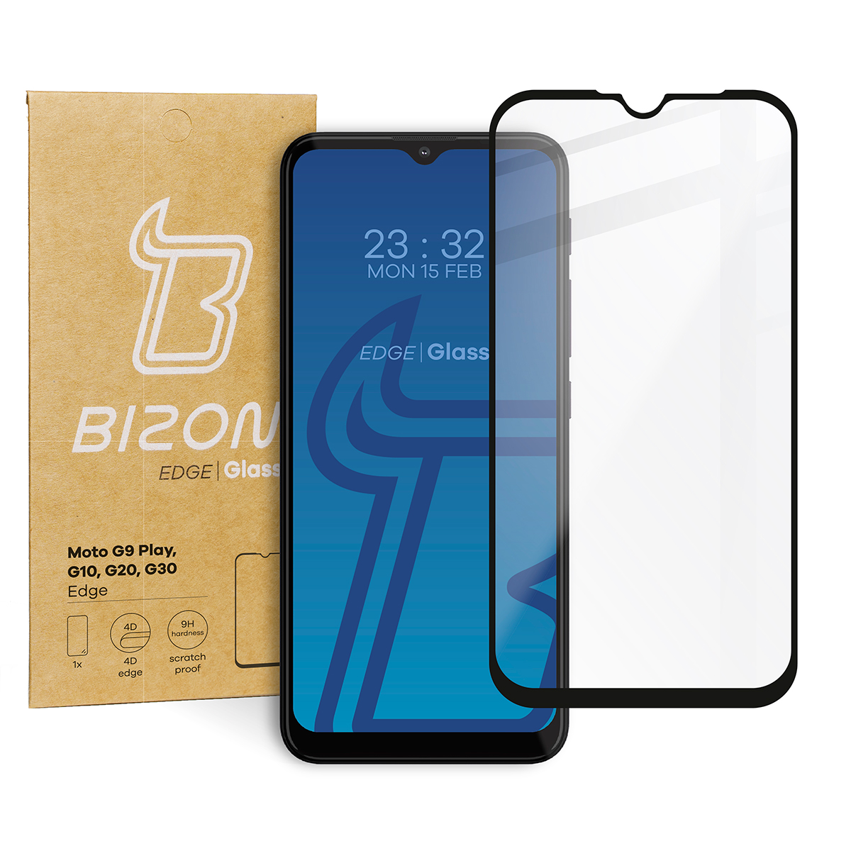 

Szkło hartowane Bizon do Moto G10 G20 G30 G9 Play