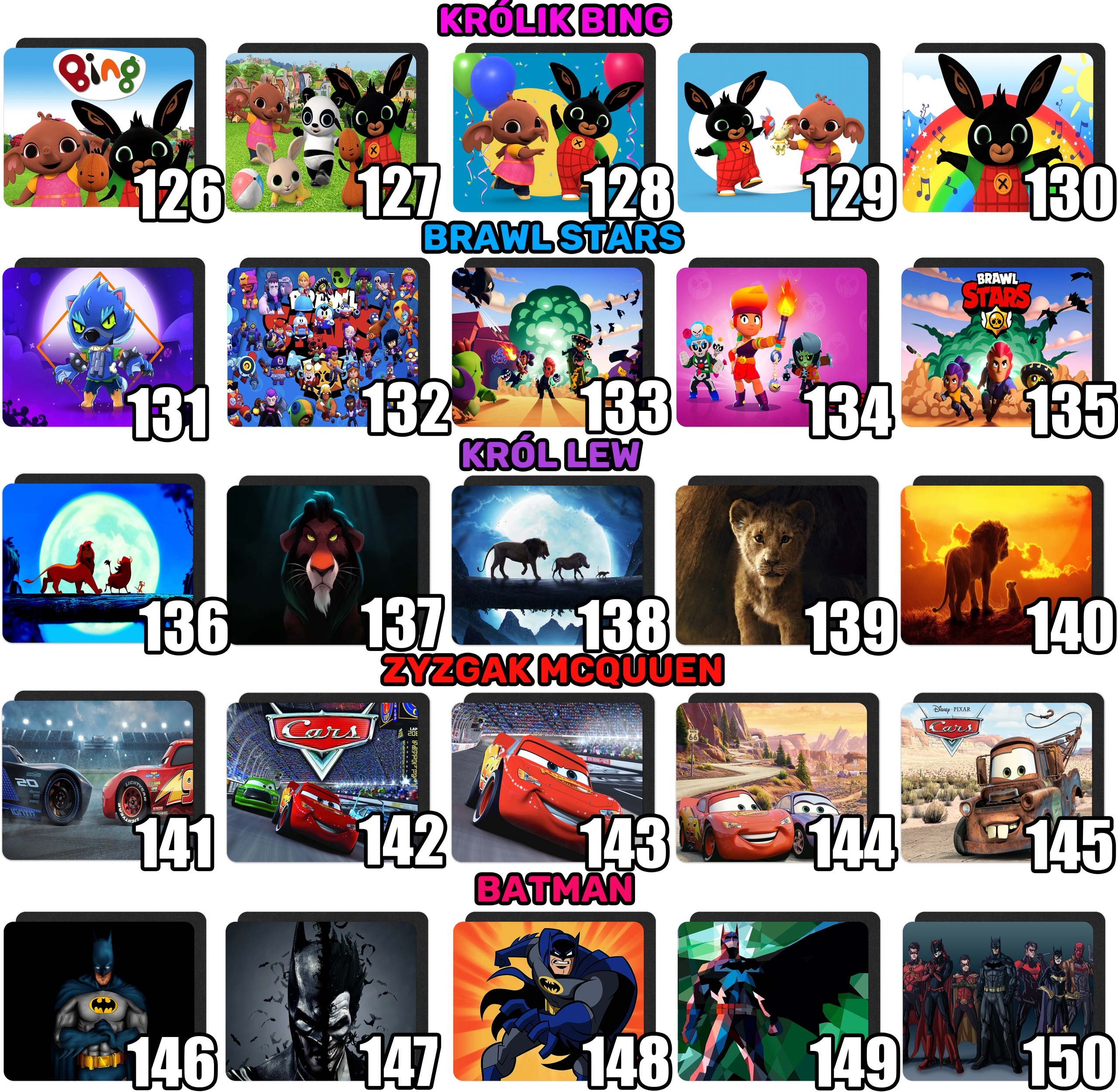 PODKŁADKA POD MYSZKĘ PRZYJACIELE + dowolny tekst Marka inny