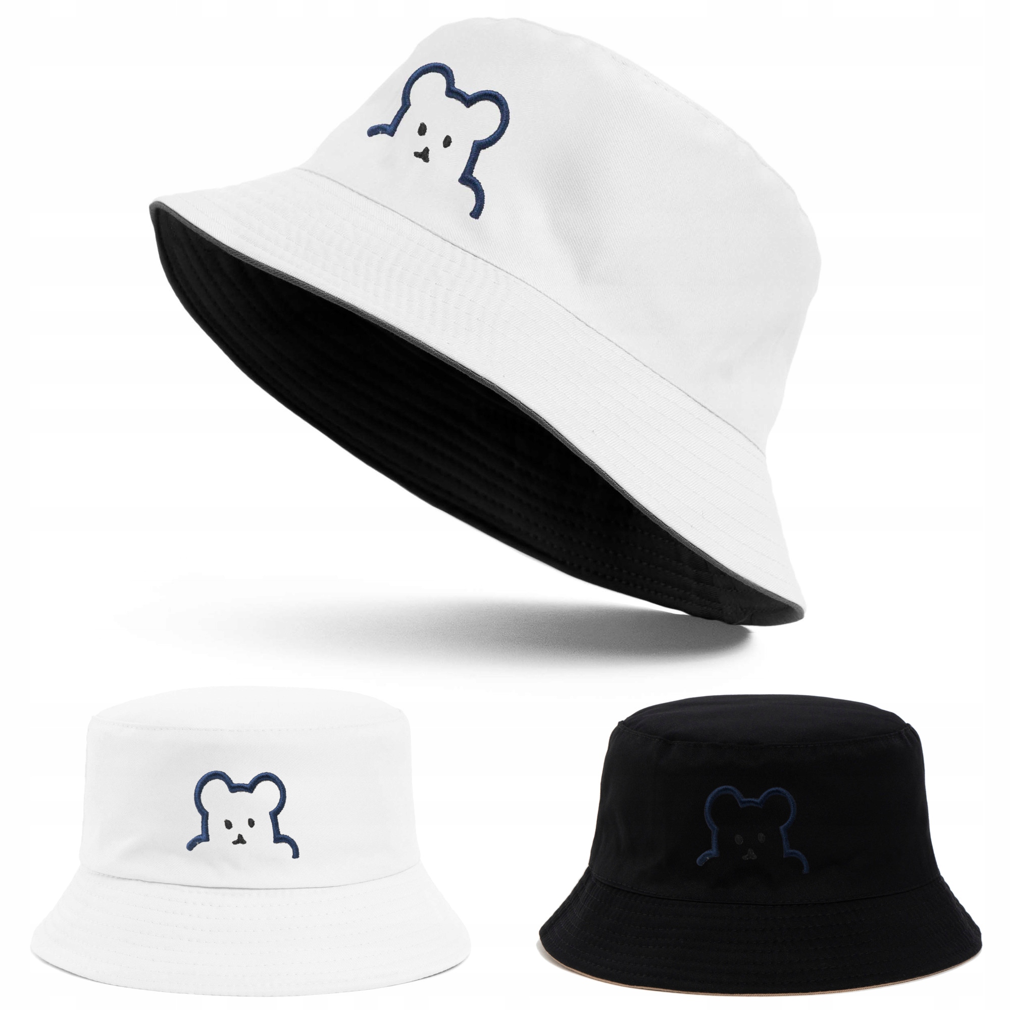 

Kapelusz Dzieci Rybacki Bucket Hat Lato Dwustronny