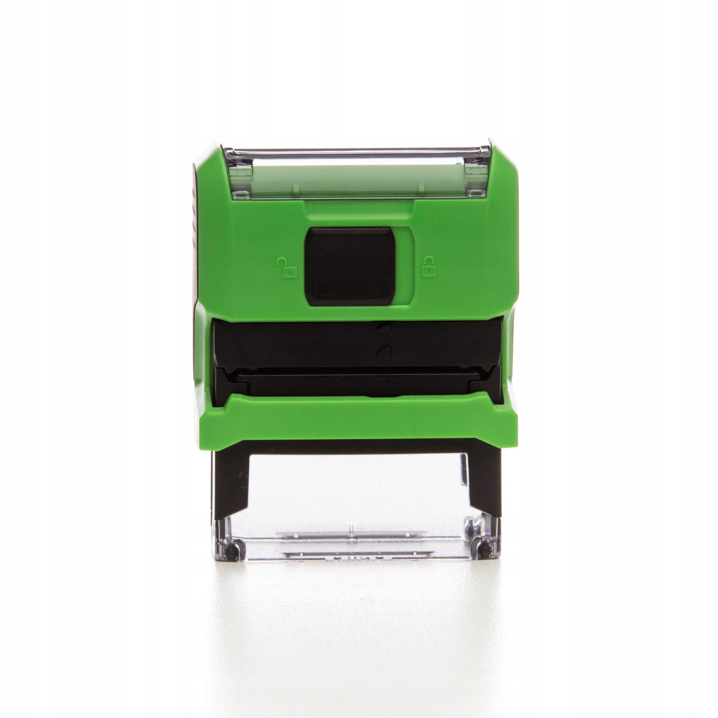 PIECZĄTKA TRODAT PRINTY 4911 ZIELONA + PROJEKT Kolor czarny