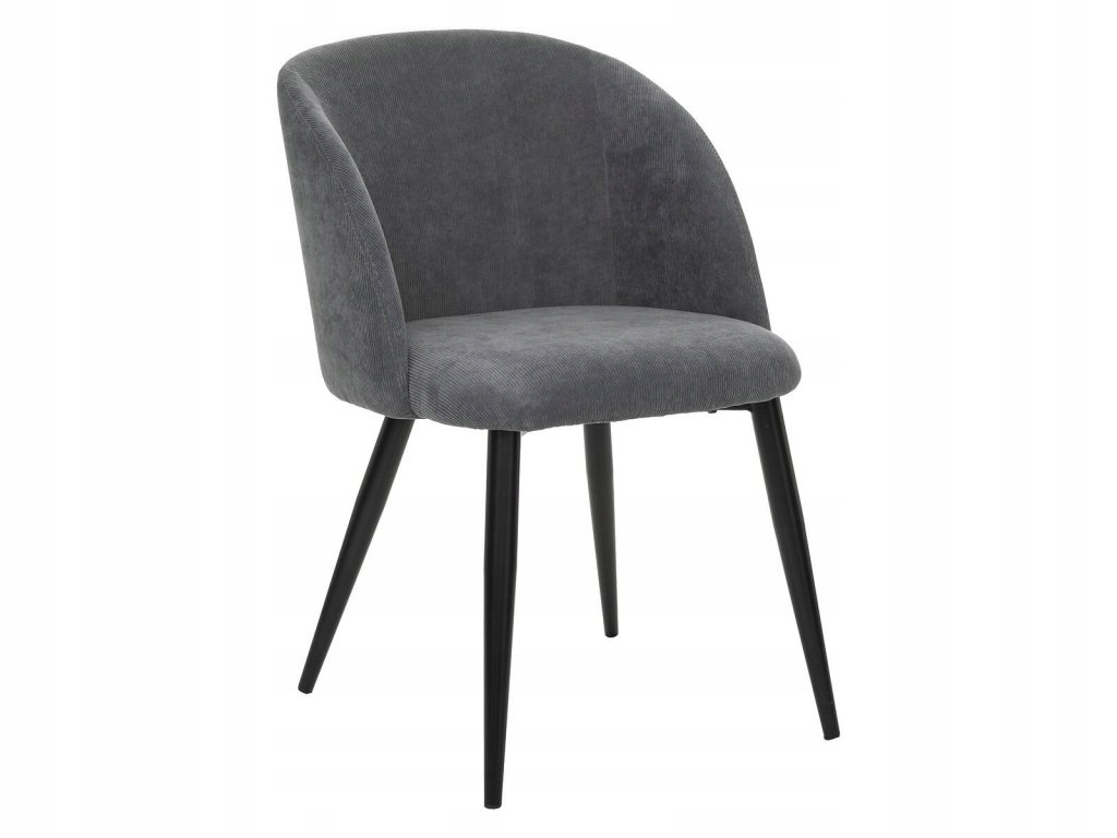 Kreslu typu mušle Celeste, menčestrové