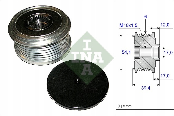 INA 535 0090 10 Kolo pasowe alternator Part manufacturer INA