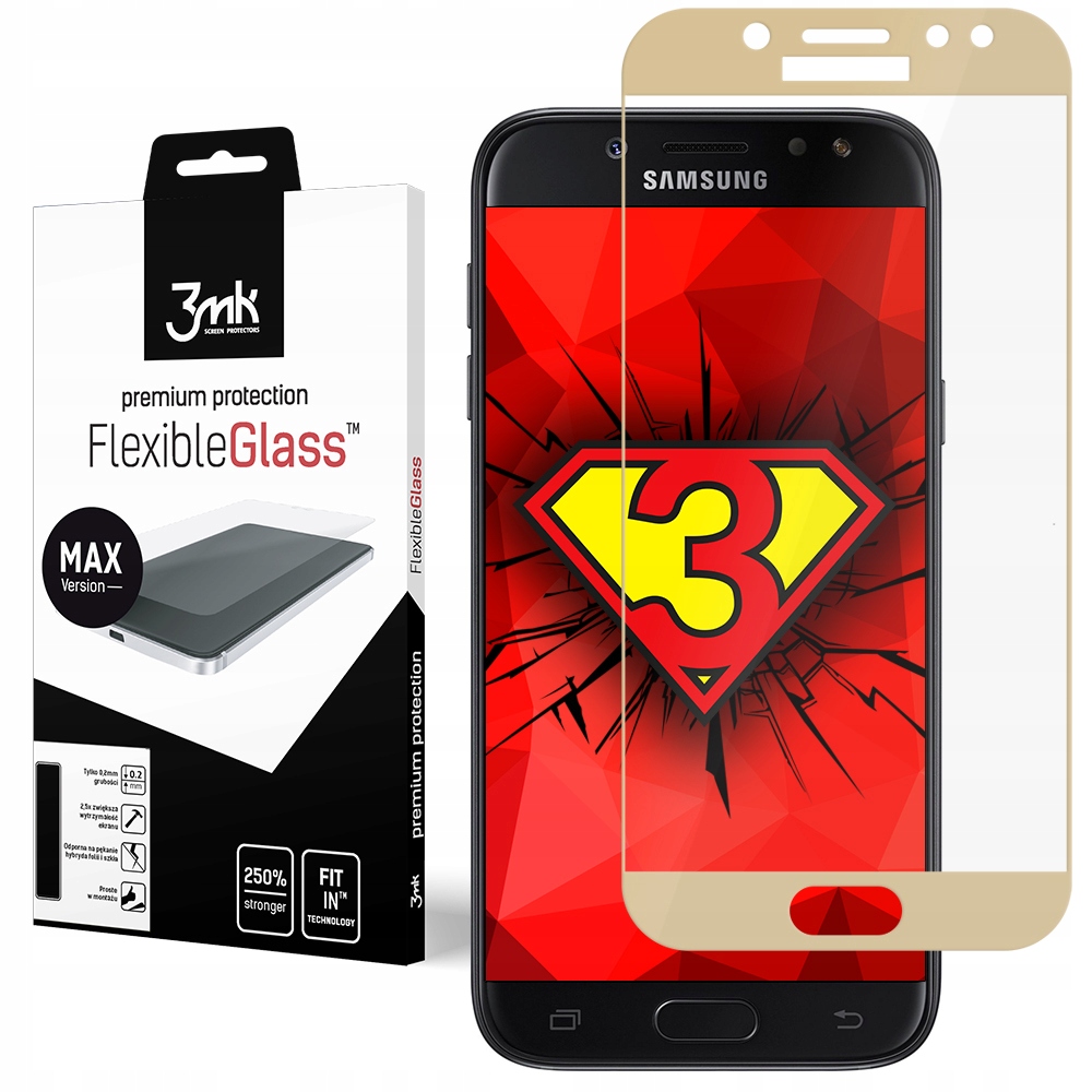 

Szkło 3mk Flexible Glass Max na Galaxy J5 2017