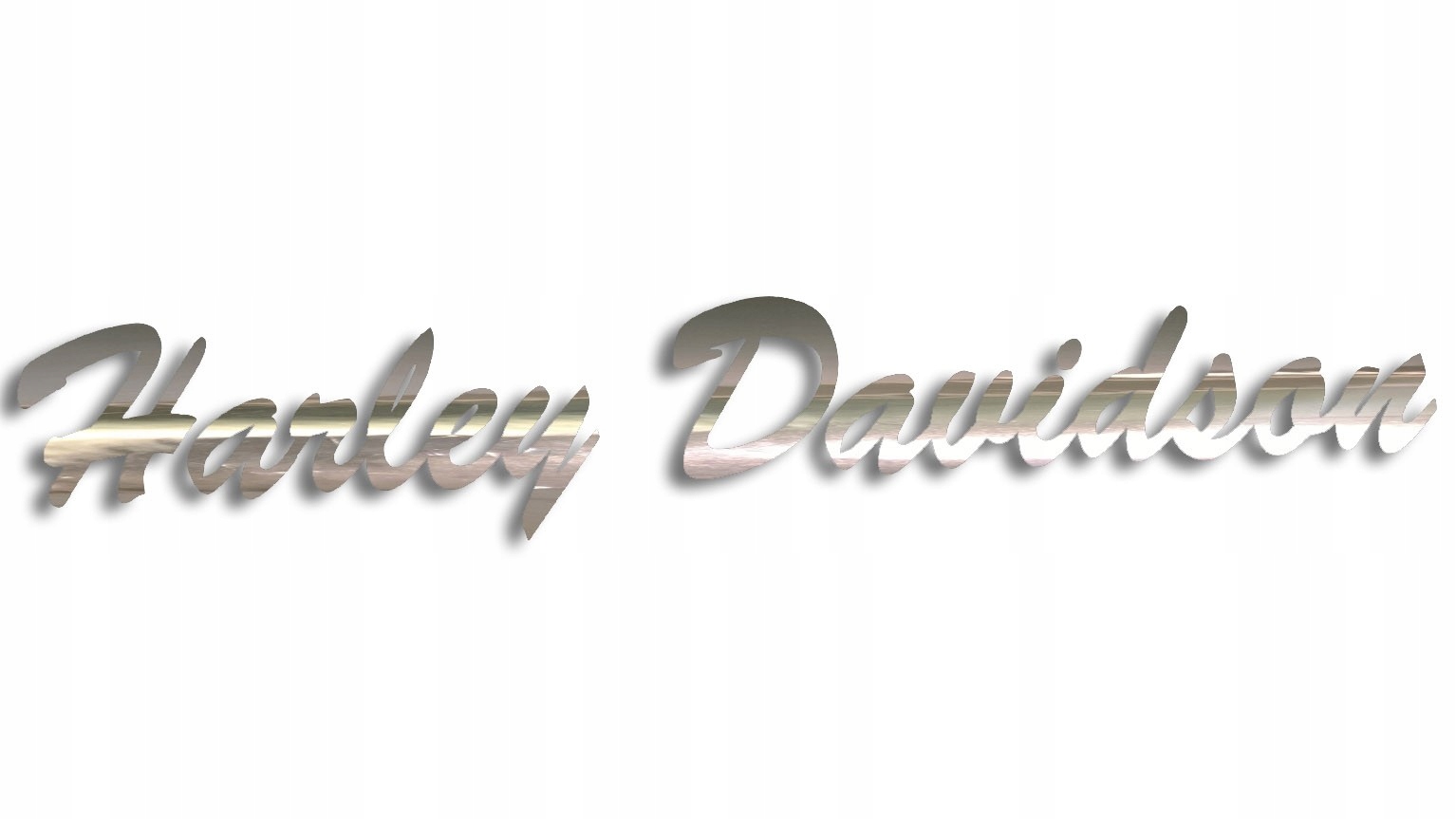 

Wycinana naklejka Harley Davidson chrom