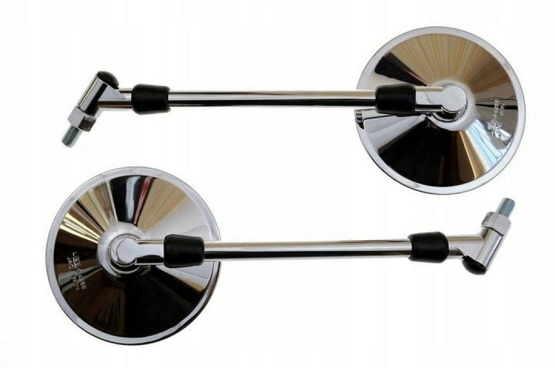 KS130ACL - Універсальні хромовані круглі дзеркала M10 CE E9