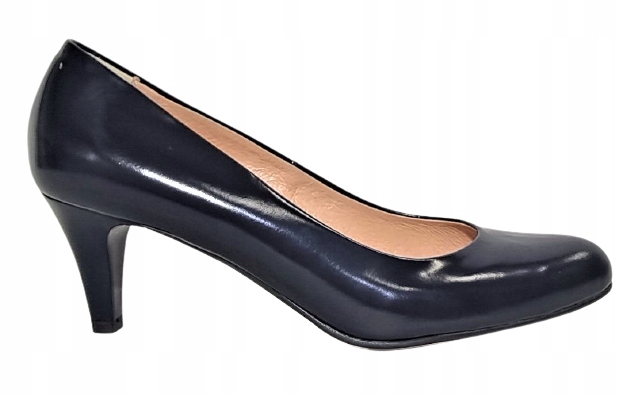 Espinto c608/5 pohodlné lodičky námořnická modrá kůže r42