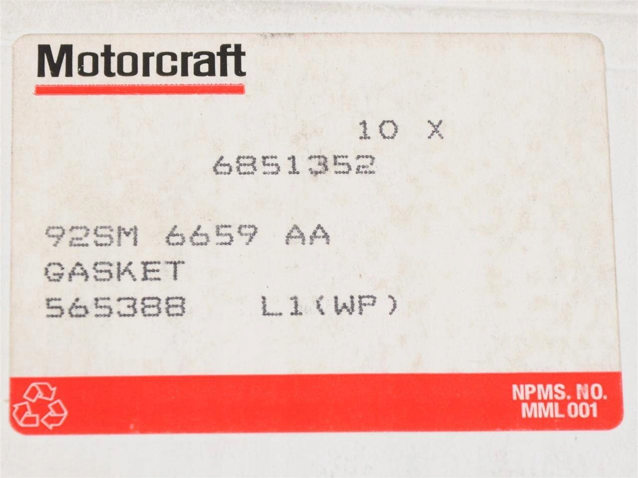 USZCZELKA POMPY OLEJOWEJ FORD Producent części Motocraft