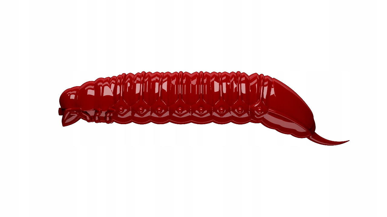 Libra Lures Przynęta Guma Goliath Red 4,5 cm Bez zapachu #021 1 Szt