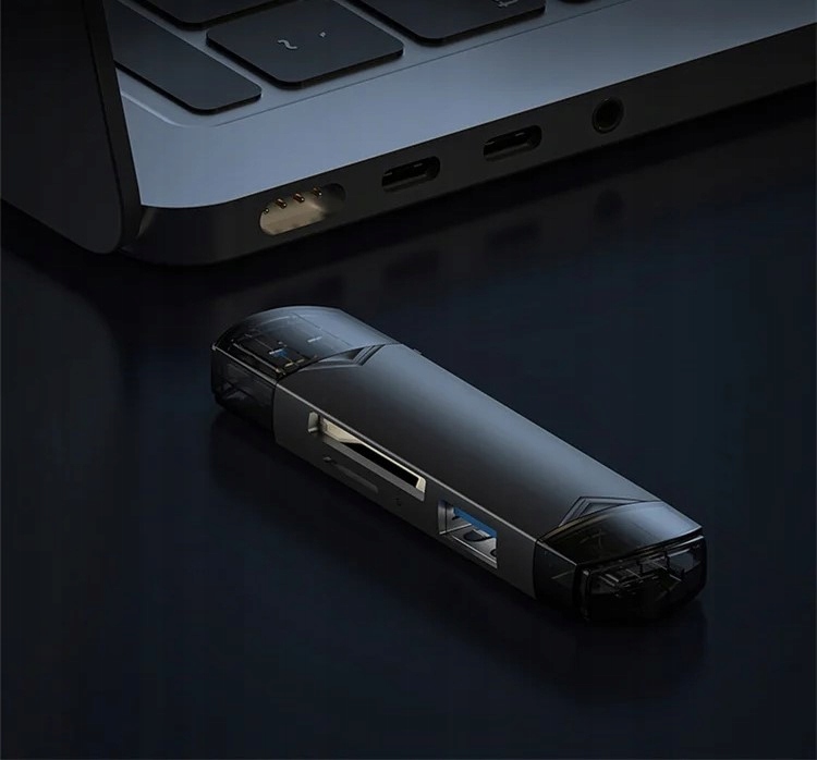 Czytnik kart Bounn SD micro SD USB2.0+Micro USB+USB C 3.0+USB 3.0 adapter Obsługiwane karty pamięci Memory Stick (MS) Micro Secure Digital (micro SD) Mini Secure Digital (mini SD) MultiMedia Card (MMC) Secure Digital (SD)