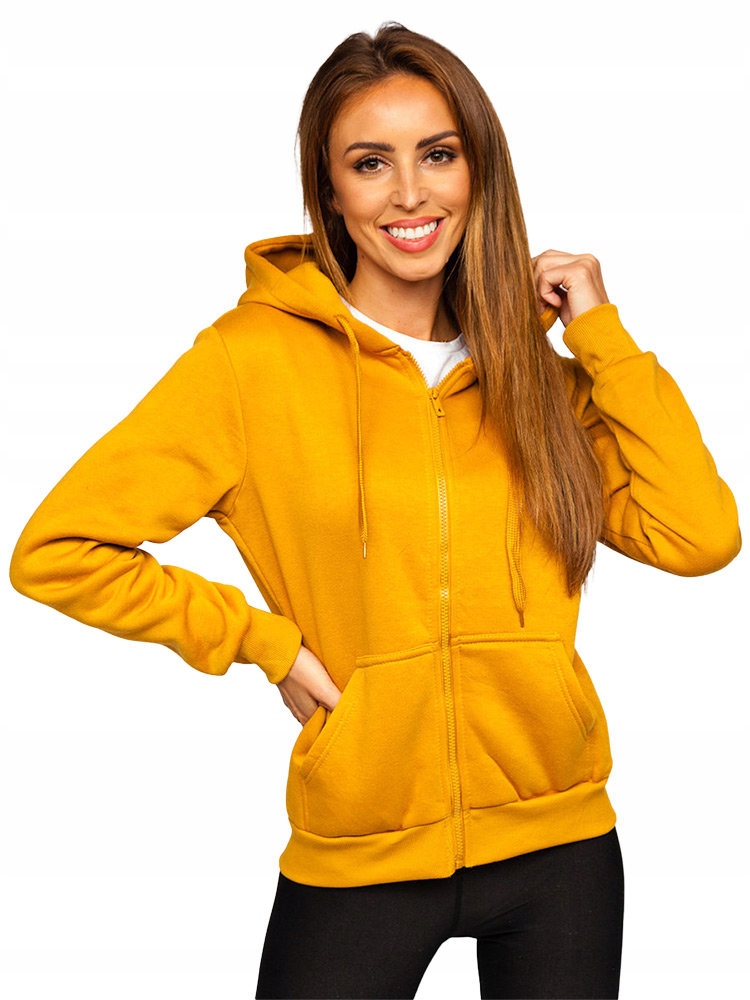 

Bluza Damska Z Kapturem Camelowa W03B Denley_s
