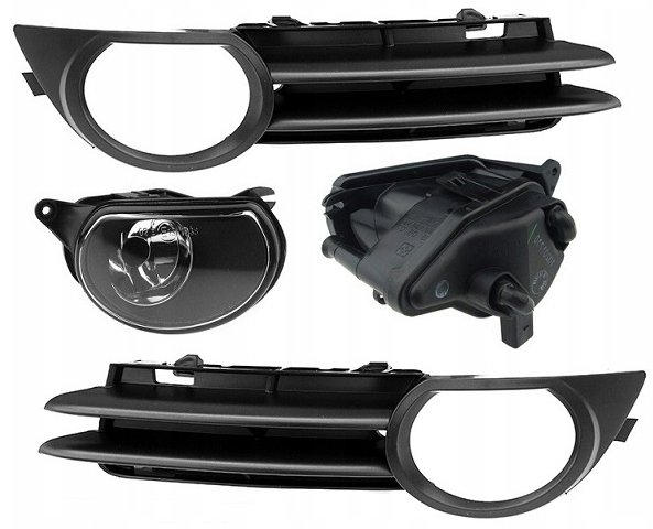 ПРОТИТУМАНКИ + РЕШІТКИ AUDI A3 p), 2003-2008 КОМПЛЕКТ