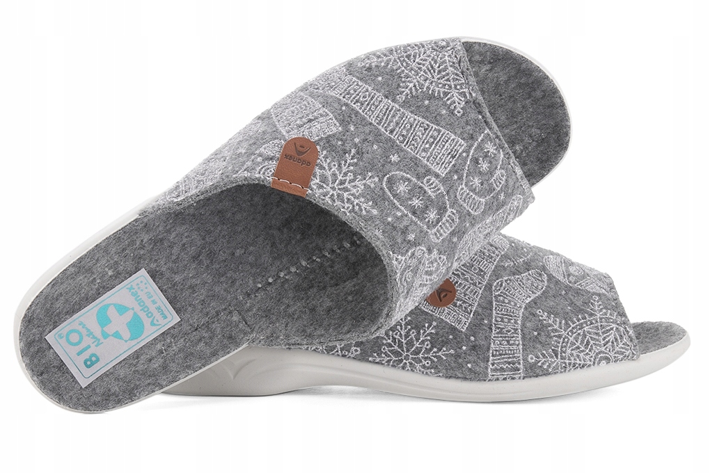 

Adanex 26823 Domowe Papcie Klapki Kapcie filc 39