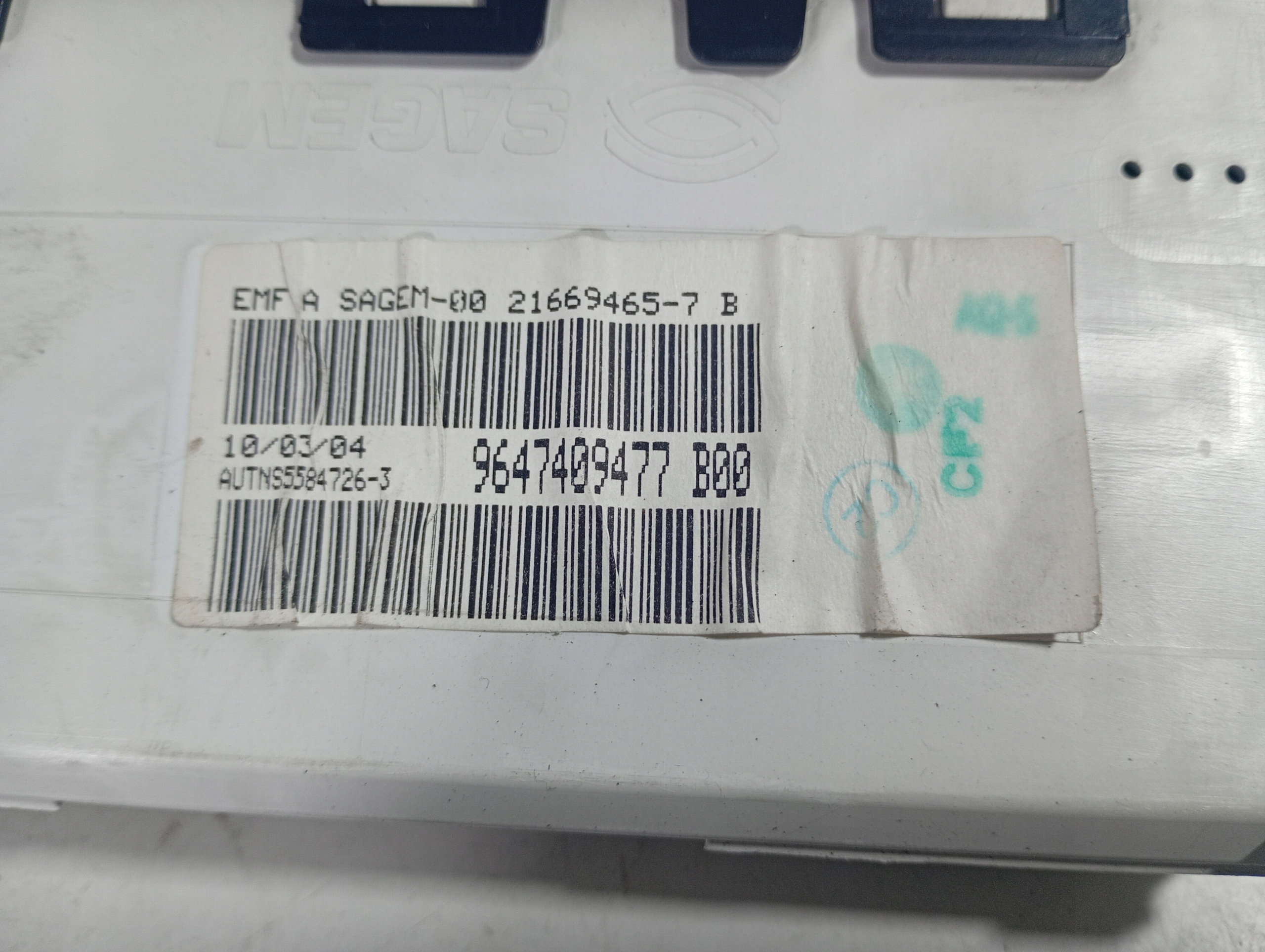 Citroen C3 02-10 EKRAN display OE 9647409477