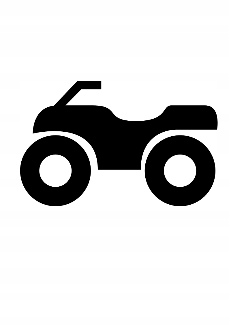 

Naklejka na samochód Quad 8 X 12,7 CM